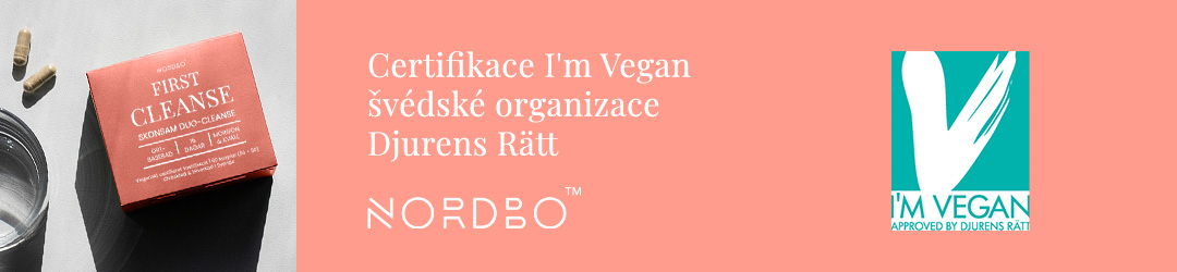 Certifikát I´m Vegan garantuje, že produkt je 100% rostlinného původu.