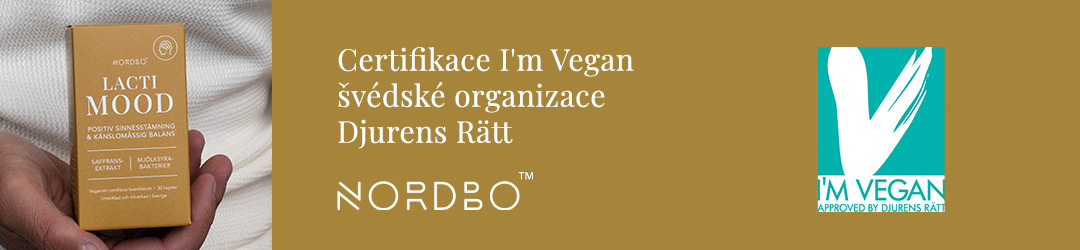 Certifikát I´m Vegan garantuje, že produkt je 100% rostlinného původu.