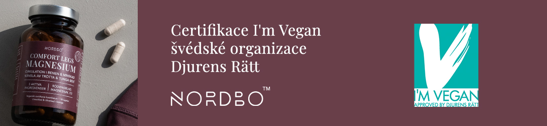 Certifikát I´m Vegan garantuje, že produkt je 100% rostlinného původu.