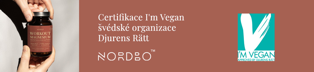 Certifikát I´m Vegan garantuje, že produkt je 100% rostlinného původu.