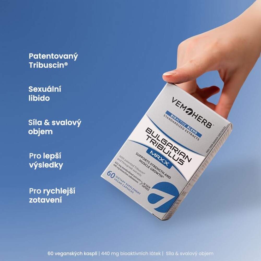 Tribulus Terrestris MAXX 60 kapslí SK