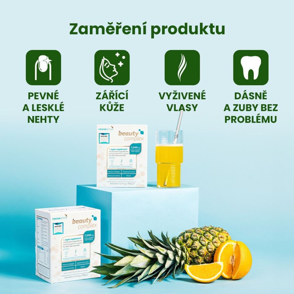 Beauty Complex 30 sáčků pomeranč ananas (Pokožka, vlasy, nehty, dásně)