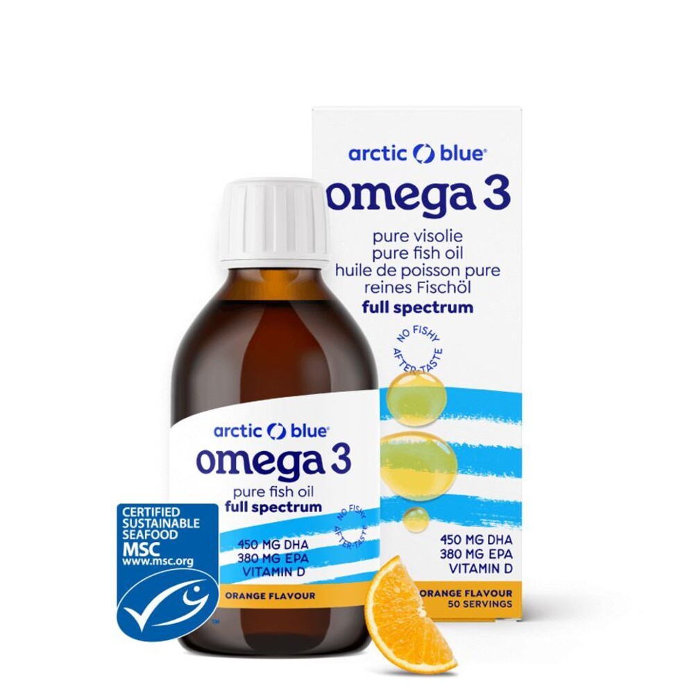 Omega 3 250ml (450mg DHA, 380mg EPA and Vitamin D 400IU)