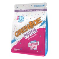 Grenade Whey Protein 480 g vanilla birthday cake + vzorek Pre-Workout 16,5g a vzorek BCAA 13g zdarma