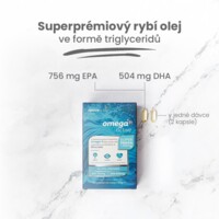 Omega 3 Active 60 kapslí (756mg EPA and 504mg DHA)