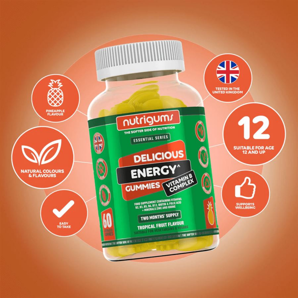 Energy Vitamin B Complex 60 gummies