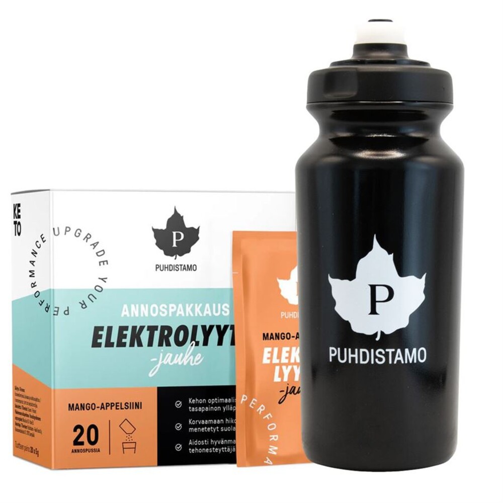 Electrolyte Powder 20x5g mango orange + láhev 500ml ZDARMA