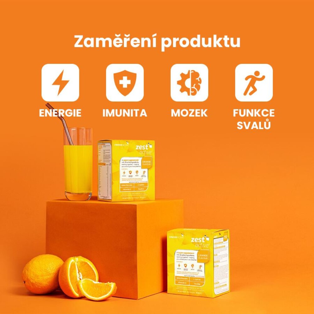 Zest Active 30 sáčků (Energie, imunita, mozek, funkce svalů)