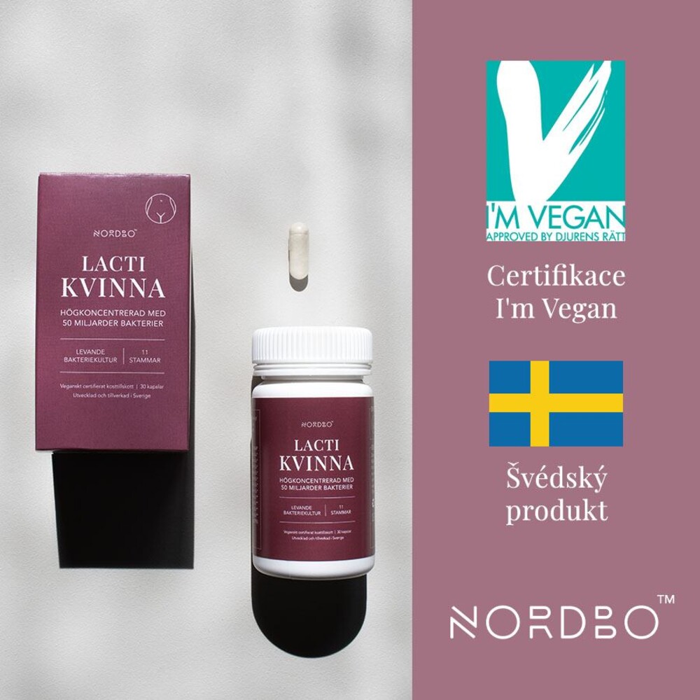 Lacti Kvinna 30 kapslí (Probiotika pro ženy) SK
