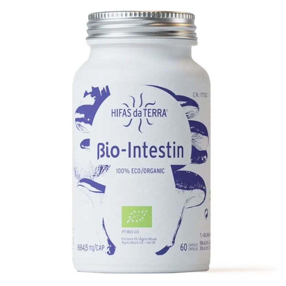 Bio-Intestin 60 kapslí (Hericium, Shiitake, Hlíva ústřičná a Hlíva máčková)