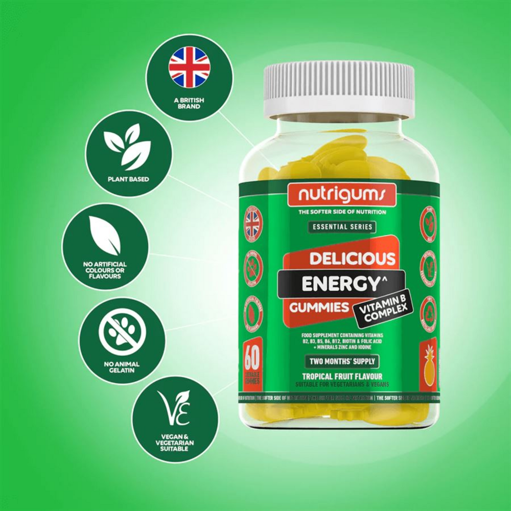 Energy Vitamin B Complex 60 gummies