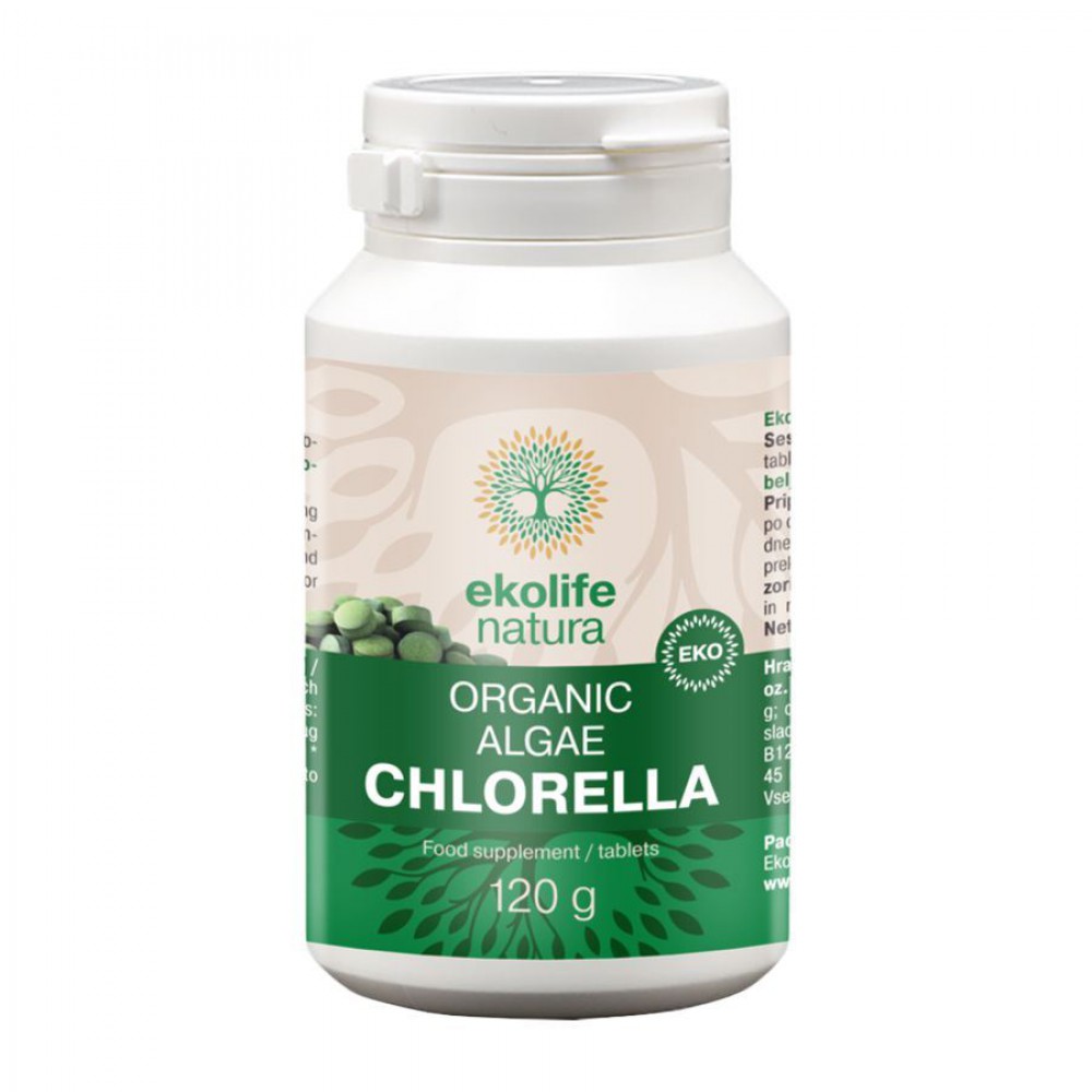 Algae Chlorella Organic 240 tablet (Bio řasa chlorella)