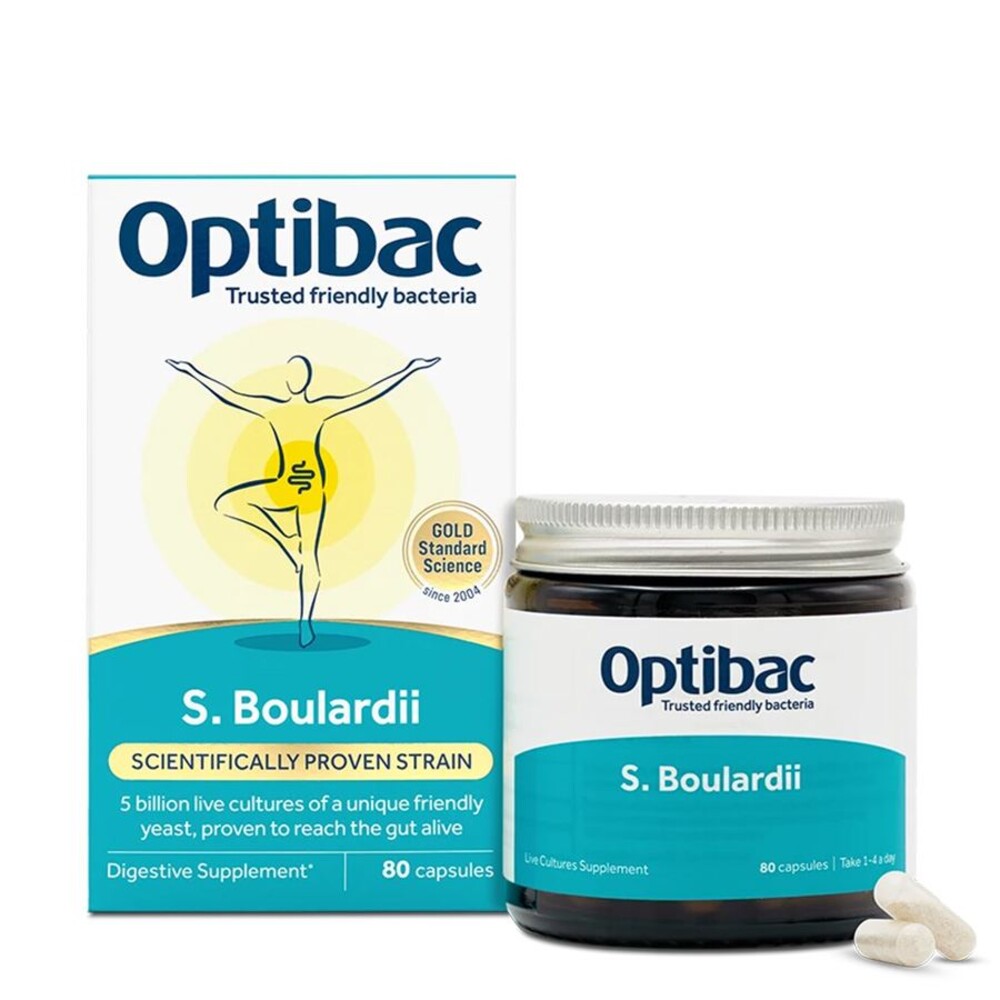 Saccharomyces Boulardii (Probiotika při nadměrném vyprazdňování) 80 kapslí