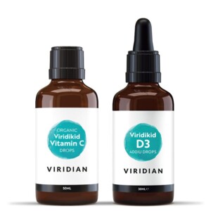 1. Balíček Viridikid (Vitamin C 50ml + Vitamin D 30ml)