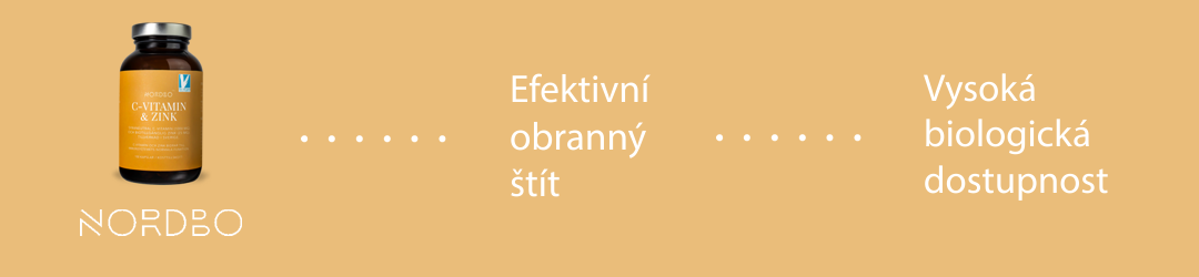 Vitamin C a Zinek jako efektivní obranný štít s vysokou biologickou dostupností.